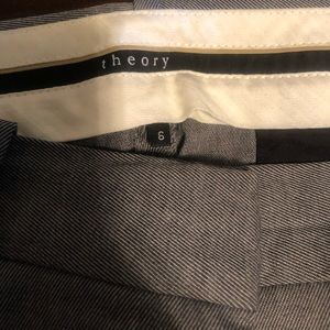 Theory pant in grey